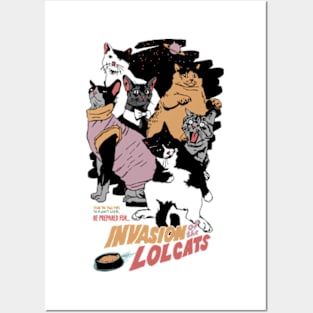 invasion of the lolcats Posters and Art